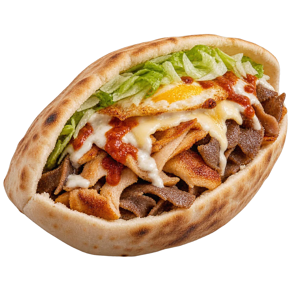 Media Luna Pan de Pita Strogo